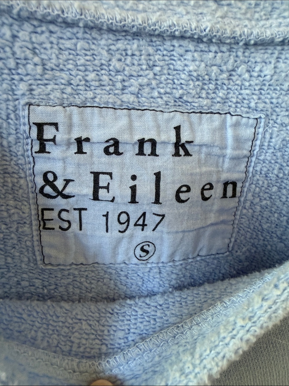 Frank & Eileen Anna Light Blue Crewneck Sweatshirt - Picture 2 of 3